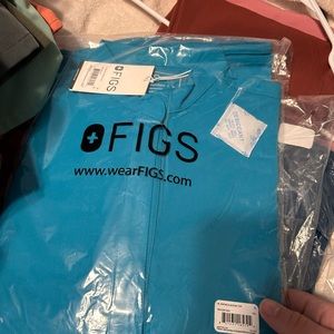 New in bag teal figs